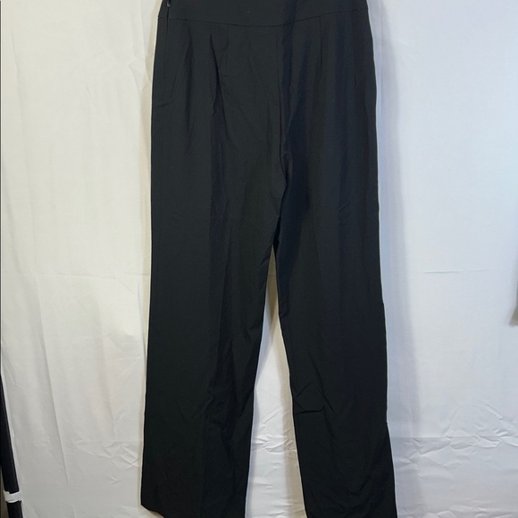 Marciano Black Wide leg Pants Gold Chain Accent Size Large UK 44 New Side Zip - Picture 4 of 6